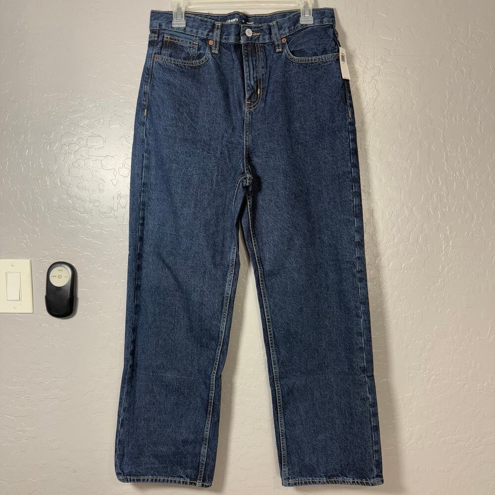 Old Navy Baggy Non-Stretch Jeans for Boys, 18, 805566